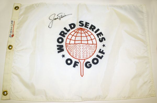 Course Flown flag from Jack Nicklaus' 61st PGA Tour Win 1976 World Series of Golf