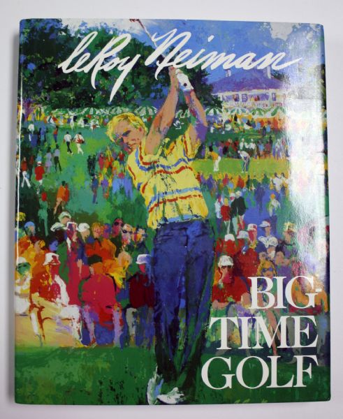 Leroy Neiman autographed Big Time Golf Detailed Inscription With Tiger Content