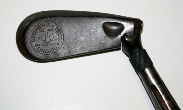 Curry Hickory All One Adjustable Iron by Goodrich circa 1918