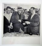 1952 Bobby Jones, Sam Snead, Jack Burke Masters Presentation Wire Photo