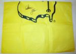 Jack Nicklaus & Arnold Palmer signed Masters house flag