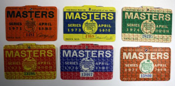 Lot of 33 Masters Badges 