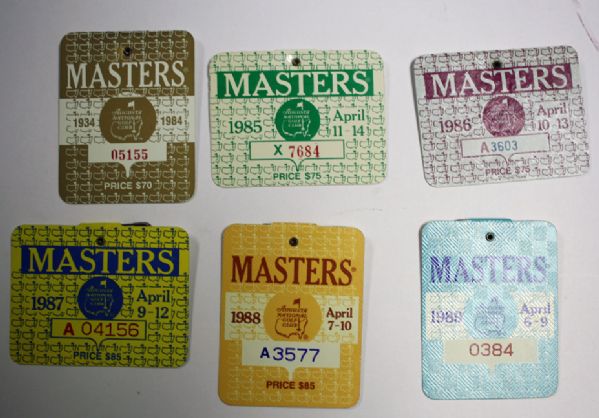 Lot of 33 Masters Badges 