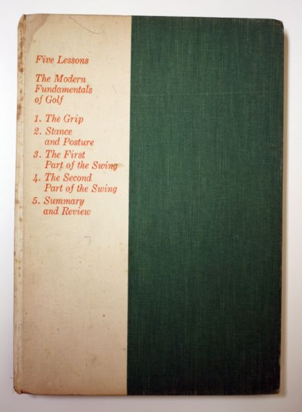 Ben Hogan's Five Lessons signed by Gerald Ford