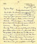 1952 J.H. Taylor 4 Page Handwritten Letter with Full Signature