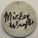 Mickey Wright Signed Golf Ball-LPGA HOF