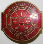 1952 PGA Contestant Badge- Big Spring CC Louisville, KY