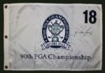 Padraig Harrington Autographed 2008 PGA Championship Flag