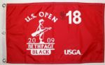 Lucas Glover Autographed 2009 US Open Flag