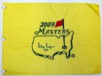 Billy Casper Autogrpahed 2009 Masters Flag
