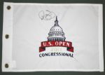 Rory McIlroy Autographed White US Open Flag JSA COA