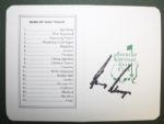 Gary Player Autographed Masters Scorecard JSA COA