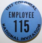 1953 Colonial National Invitation Badge - Won by Ben Hogan