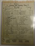 1964 Masters Saturday Pairing Sheet Autographed by 16 Players Including Jimmy Demaret,Kel Nagle