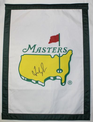 Fred Couples Autographed Masters Garden Flag JSA COA