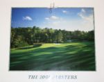 Tiger Woods Autographed 2001 Masters Commemorative Poster