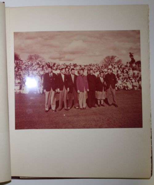 Felix Serafin's Personal 1947 Masters Tournament Players Gift- Scrapbook