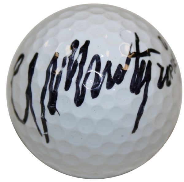 New Hall of Famer Colin Montgomerie Autographed Golf Ball-Seldom Seen Ryder Cupper