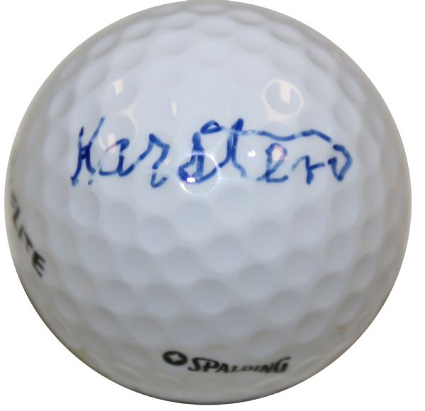 Hall of Famer Karsten Solheim(D-2000) Autographed Golf Ball - PING Founder