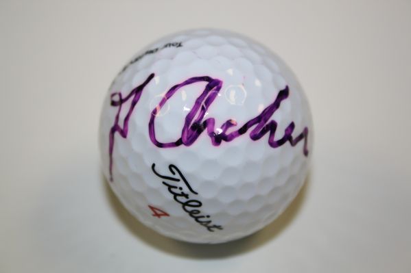 Masters Logo Golf Ball Signed by 1969 Champion George Archer (D-2005)