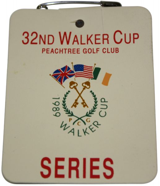 1989 Walker Cup Badge - United States Victory - Phil Mickelson Team Member