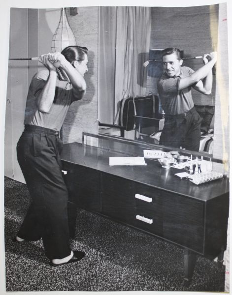 Gary Player Original Wire Photo - Prior to 1960 U.S. Open- Image with Caption