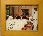 Framed George Bush 8x10 Autographed Photo - At Table Great Work