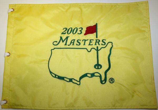 2003 Masters Embroidered Pin Flag