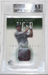 Beckett 8.5 Tiger Woods 2001 SP Authentic Jersey Card 