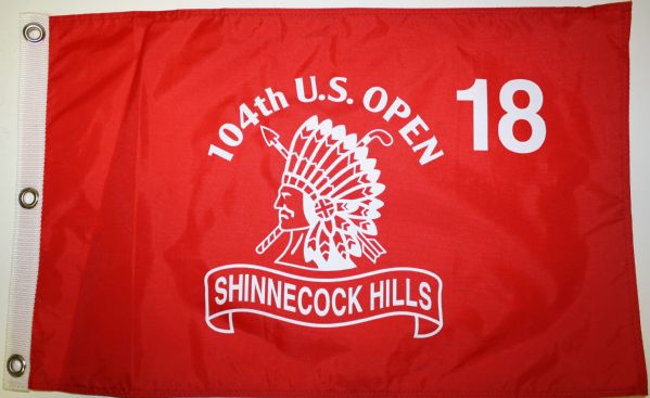 2004 US Open Red Golf Pin Flag - Shinnecock Hills