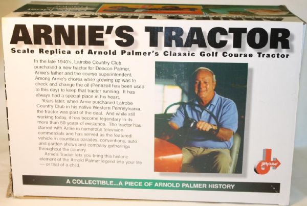 Arnold Palmer Autographed 'Arnies Tractor' with Box