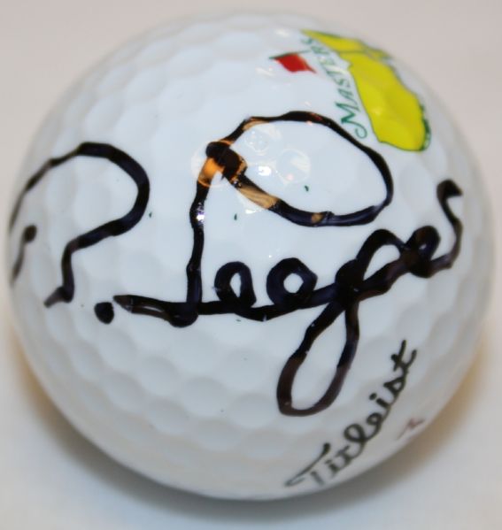 Bernhard Langer Autographed Masters Logo Golf Ball