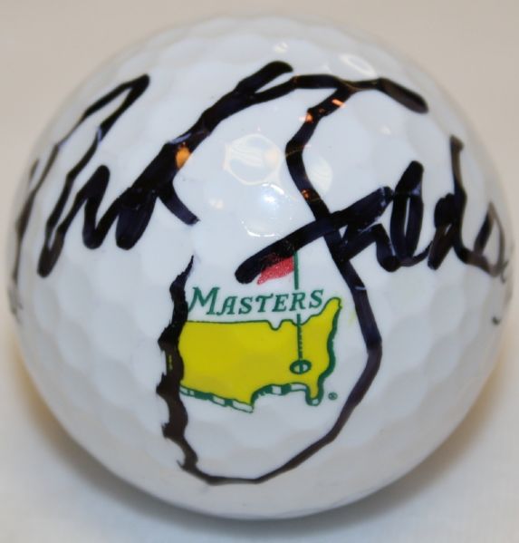 Nick Faldo Autographed Masters Logo Golf Ball