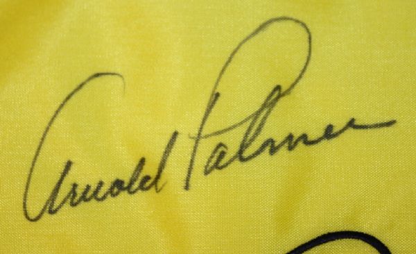 Arnold Palmer Autographed 50 Year Bay Hill Flag