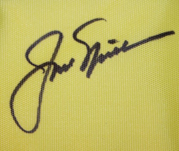 Jack Nicklaus Autographed Undated Masters Flag
