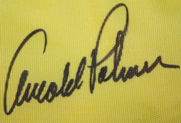 Arnold Palmer Autographed Undated Masters Flag