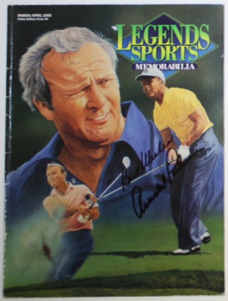 Arnold Palmer Signed March/April 1993 Legends Sports Magazine Memorabilia JSA COA