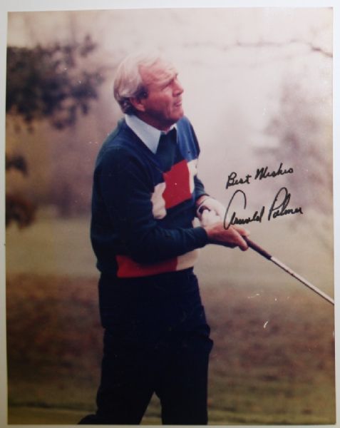 Arnold Palmer Signed 8x10 Photo - 'Best Wishes' JSA COA