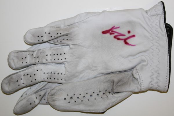 Stewart Cink Signed Game Used Golf Glove - US Open 6/15/2011