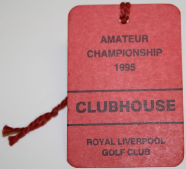 1995 Amateur Championship Royal Liverpool Clubhouse Badge - #1138