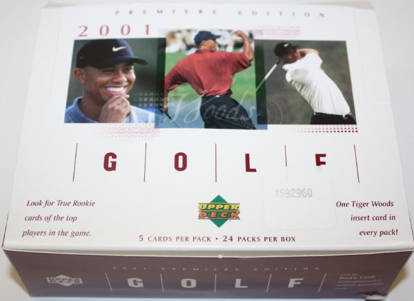 Lot of 85,000 2001 Upper Deck Premiere Edition Golf Cards Mostly Commons W/Some Surprises