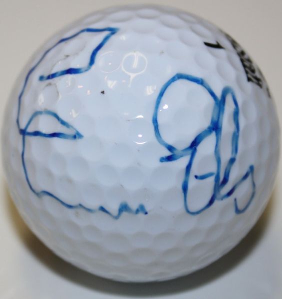 Ernie Els Autographed Golf Ball - Early Signature