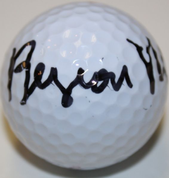 Byron Nelson Autographed Golf Ball - Deceased 2x Masters Champ 