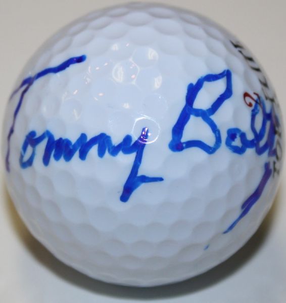 Tommy Bolt Autographed Golf Ball - Deceased US OPEN Champ