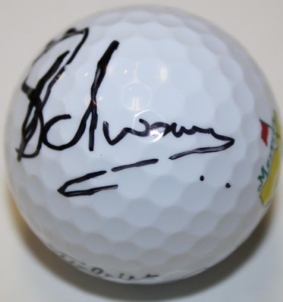 Charl Schwartzel Autographed Masters Logo Golf Ball