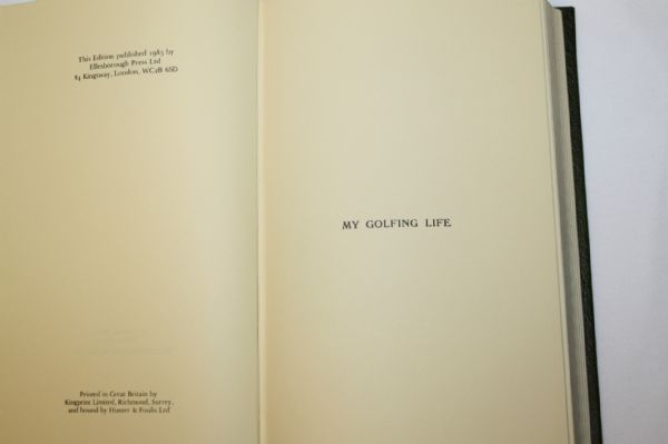 'My Golfing Life' by Harry Vardon