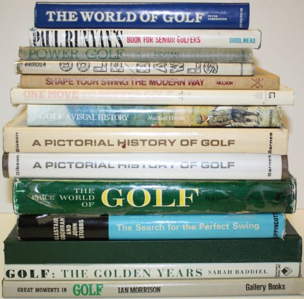 Lot of Fourteen Miscellaneous Golf Books (3)