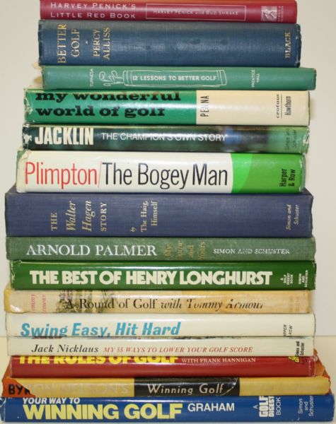 Lot of Fifteen Miscellaneous Golf Books (5)