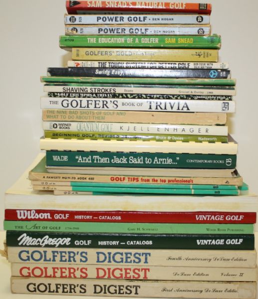 Lot of Twenty Eight Miscellaneous Golf Books (10)