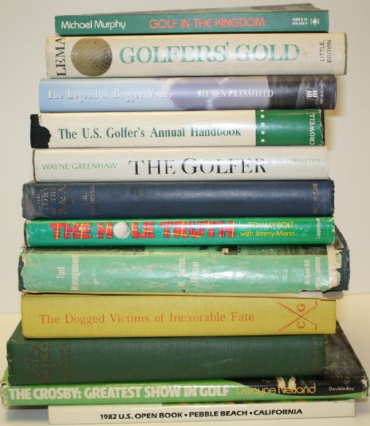 Lot of Twelve Miscellaneous Golf Books (16)